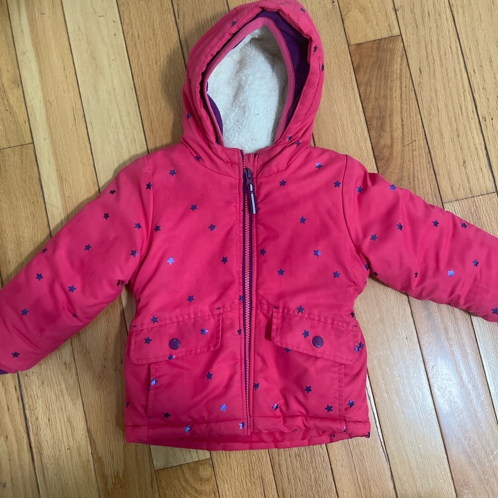 Cat & Jack Toddler Girls’ Winter Coat – Size 3T